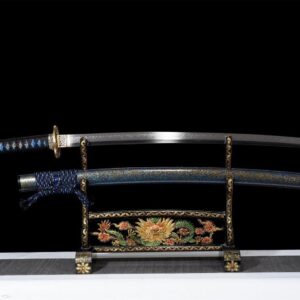 Katana Negro Damasco