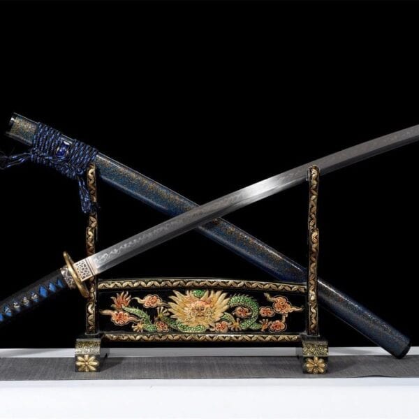 Katana Negro Damasco