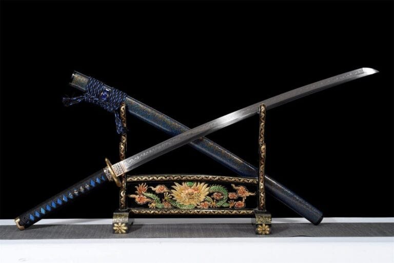 Katana Negro Damasco