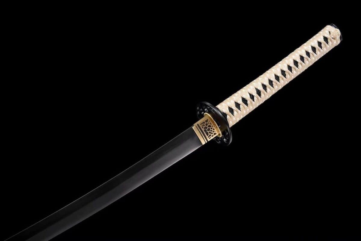 Katana Deco Blanco y Negro