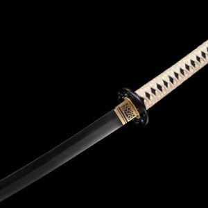 Katana Deco Blanco y Negro