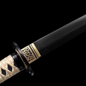 Katana Deco Blanco y Negro