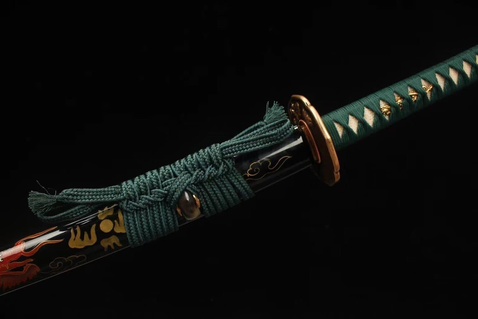 Katana Dragón Verde
