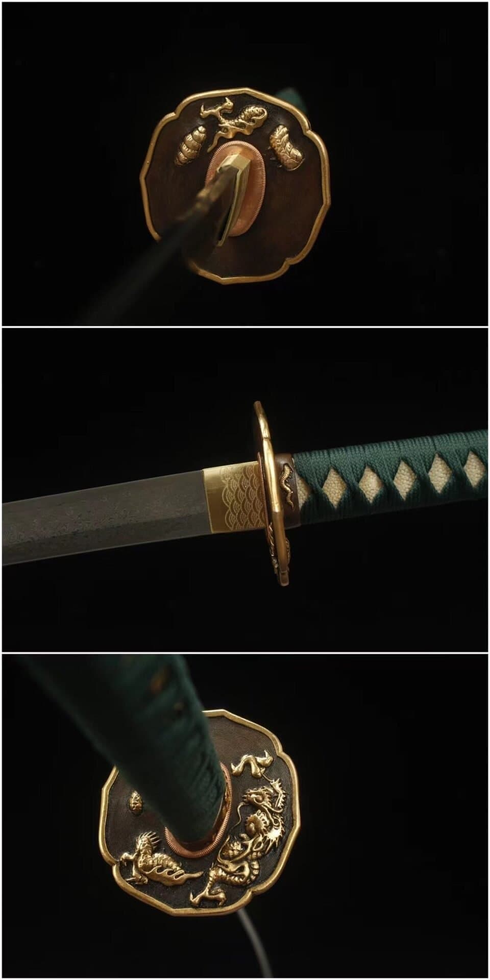 Katana Dragón Verde