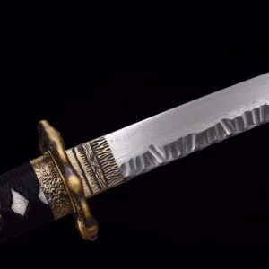 Tachi Negro Acero Martillado