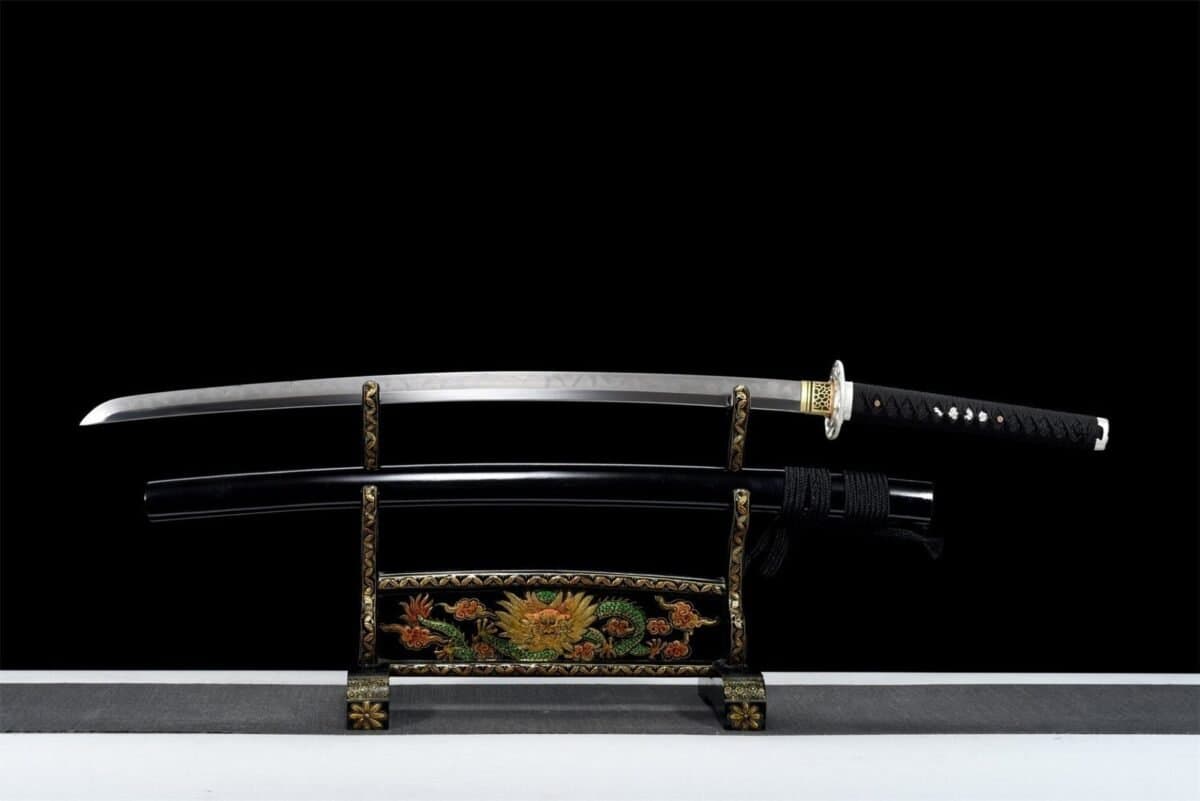 Katana Negra Hoja Espejo