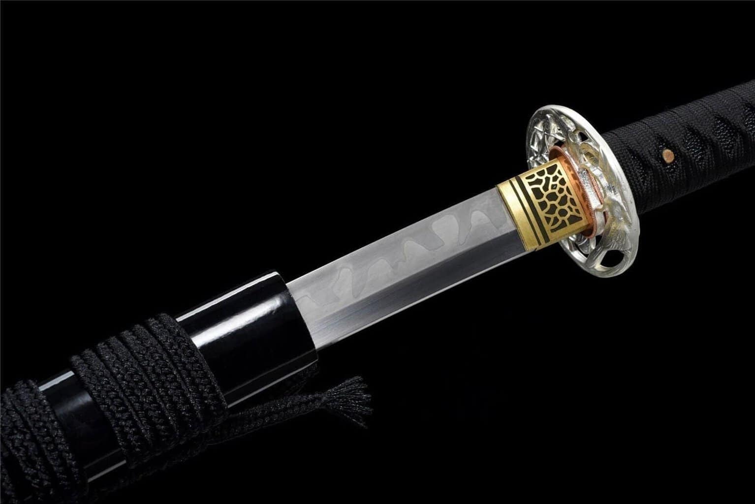 Katana Negra Hoja Espejo