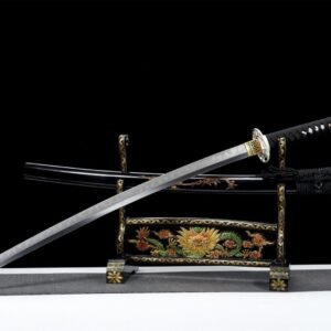 Katana Negra Hoja Espejo