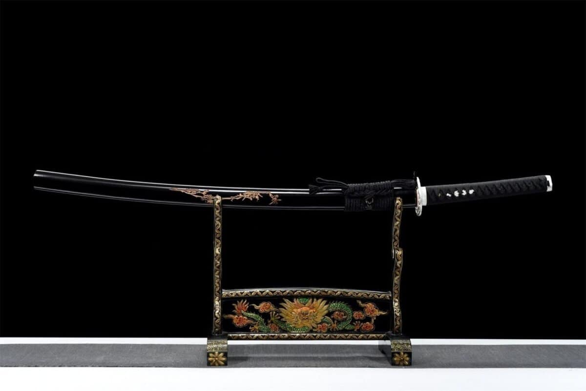 Katana Negra Hoja Espejo