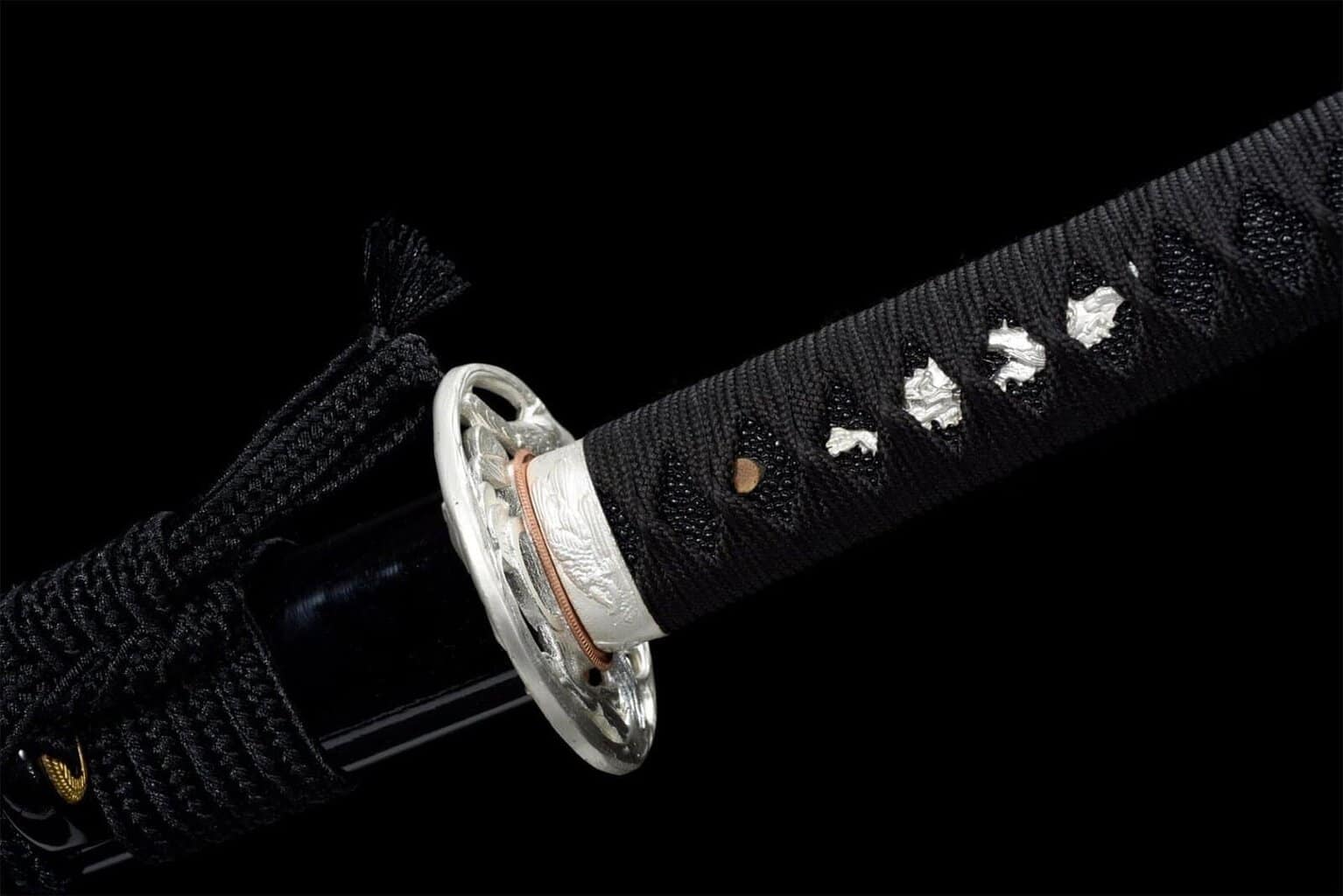 Katana Negra Hoja Espejo