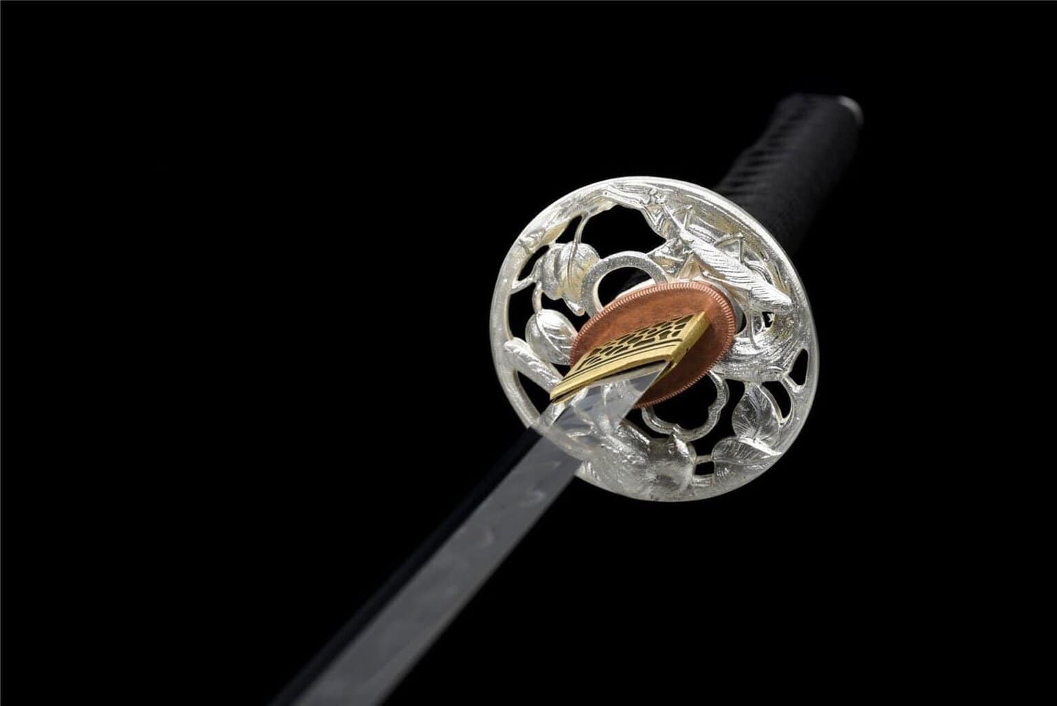 Katana Negra Hoja Espejo