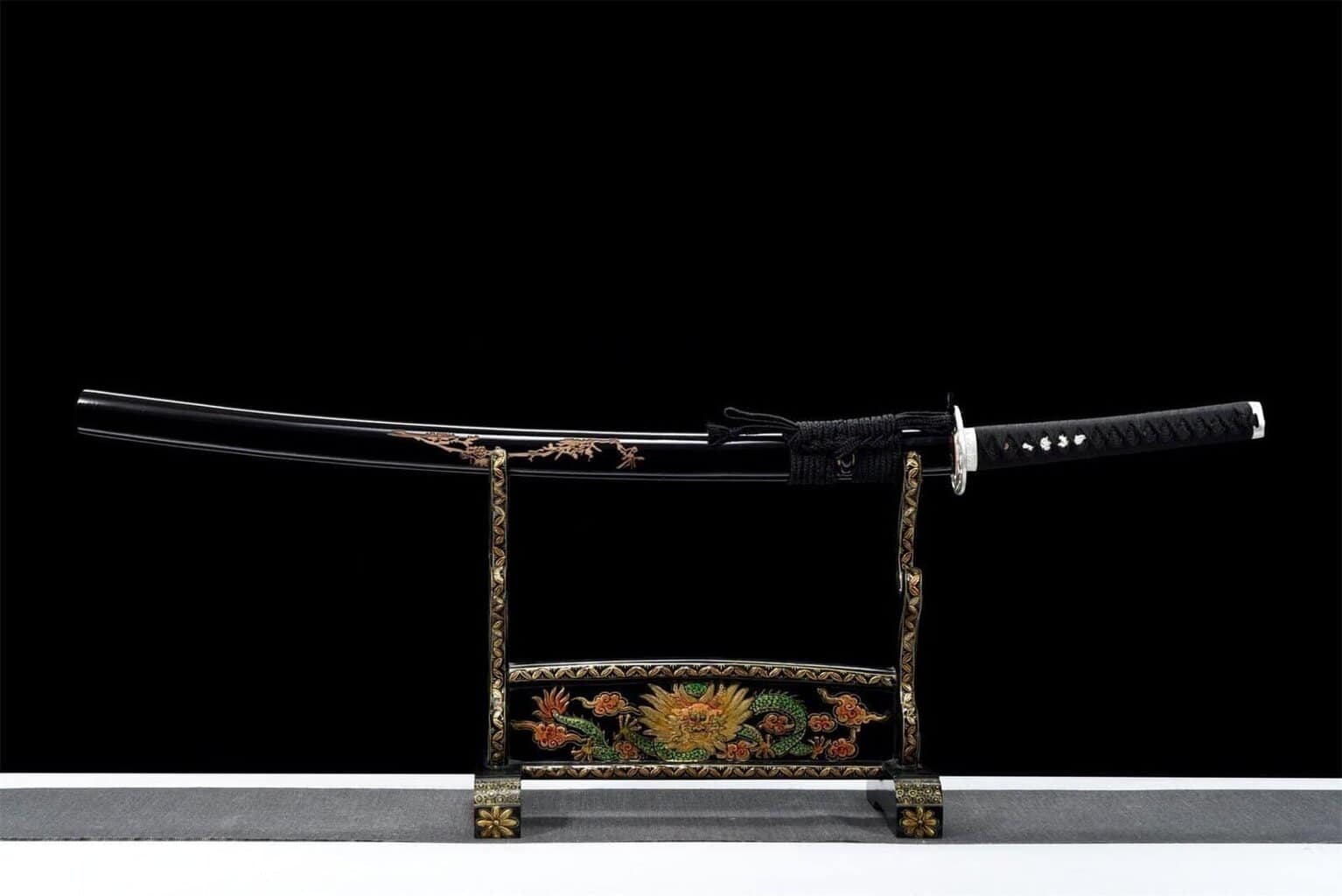 Katana Negra Hoja Espejo