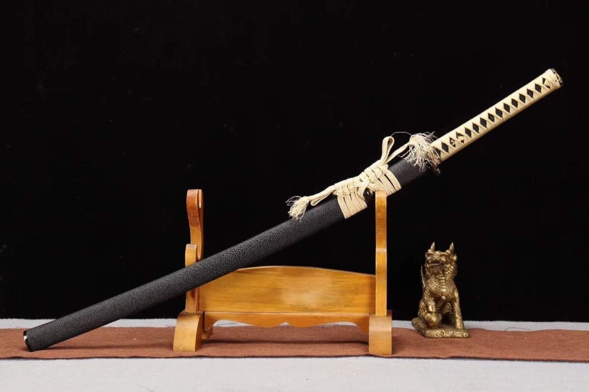 Katana Japonesa Beige y Negra