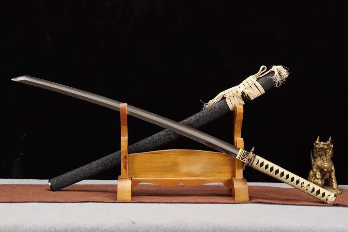 Katana Japonesa Beige y Negra