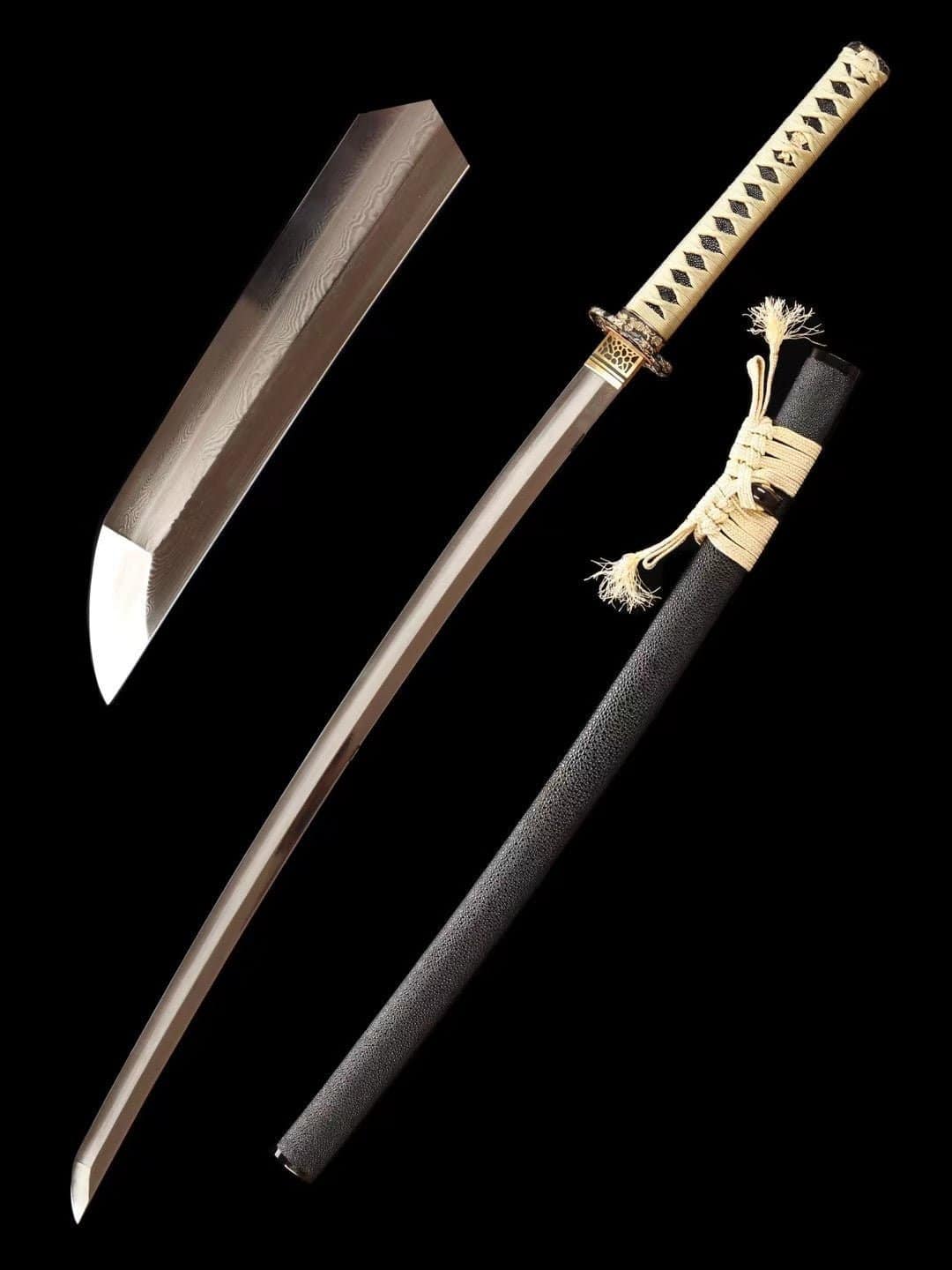 Katana Japonesa Beige y Negra