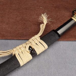 Katana Japonesa Beige y Negra