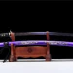Katana Japonesa Dragon Púrpura