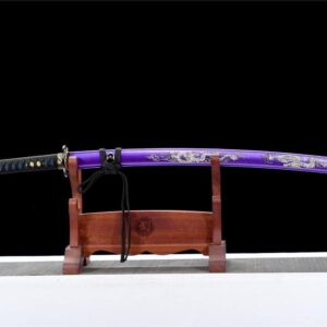 Katana Japonesa Dragon Púrpura