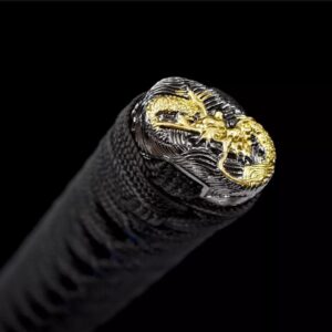 Katana Japonesa Dragon Púrpura