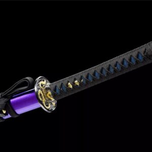 Katana Japonesa Dragon Púrpura