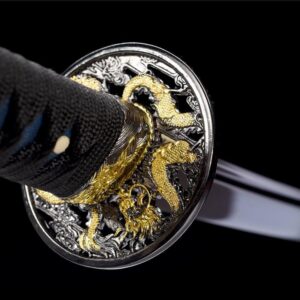 Katana Japonesa Dragon Púrpura