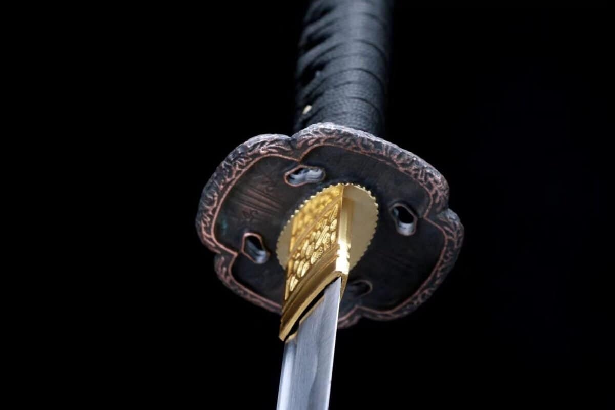 Katana Japonesa Negra Set De 3