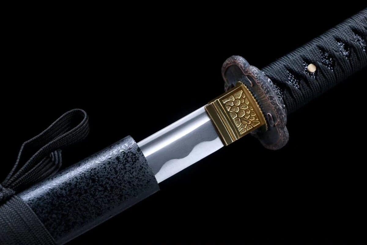Katana Japonesa Negra Set De 3