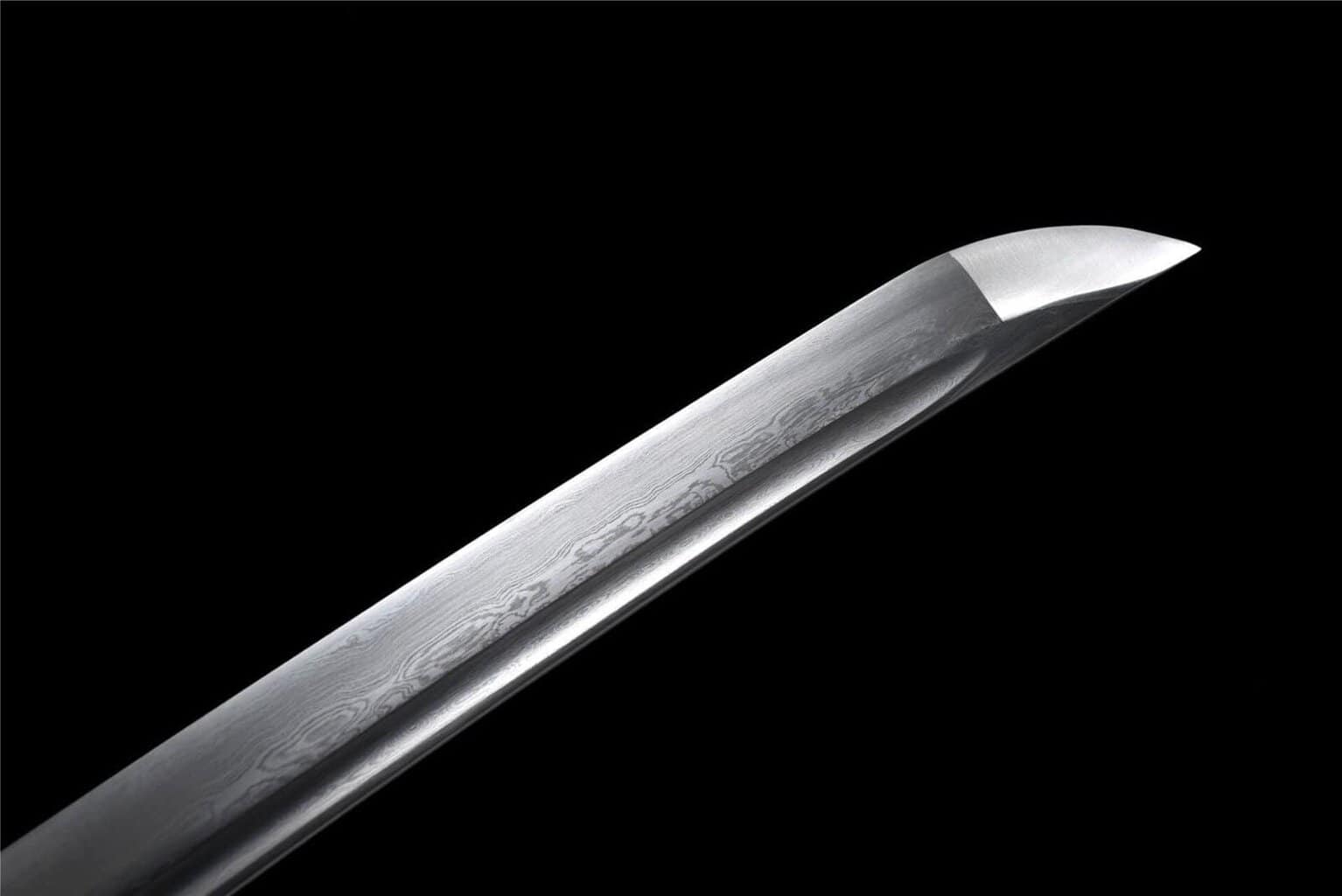 Katana Japonesa Negra Cordón Naranja