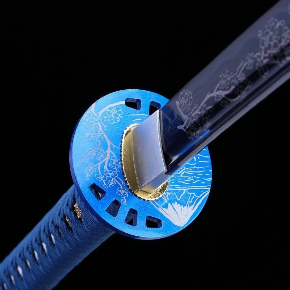 Katana Azul Hoja
