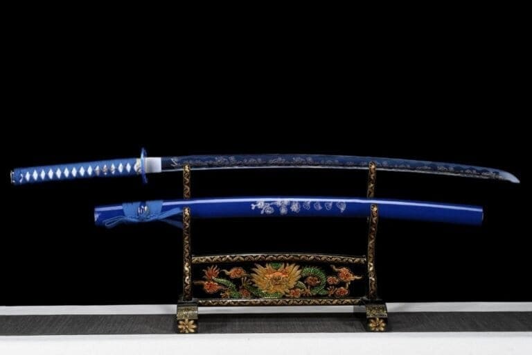 Katana Azul Hoja