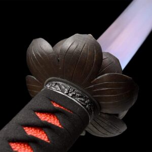 Katana Azul Hoja Roja