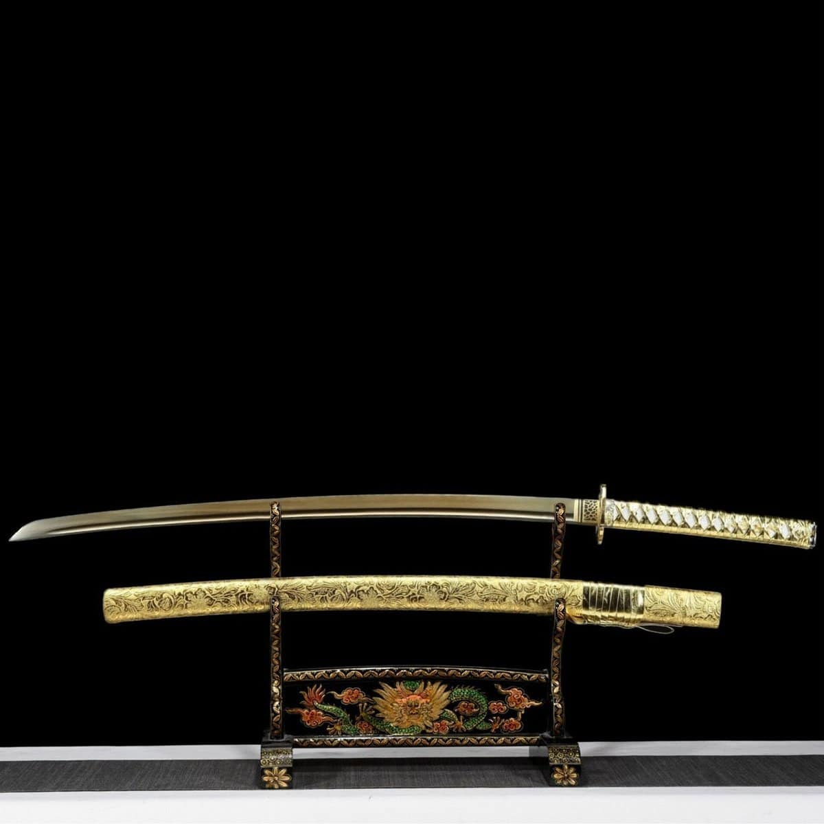 Katana Hoja Dorada, Katana Barata, Artesanal