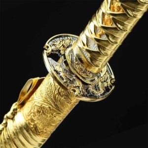 Katana Hoja Dorada, Katana Barata, Artesanal