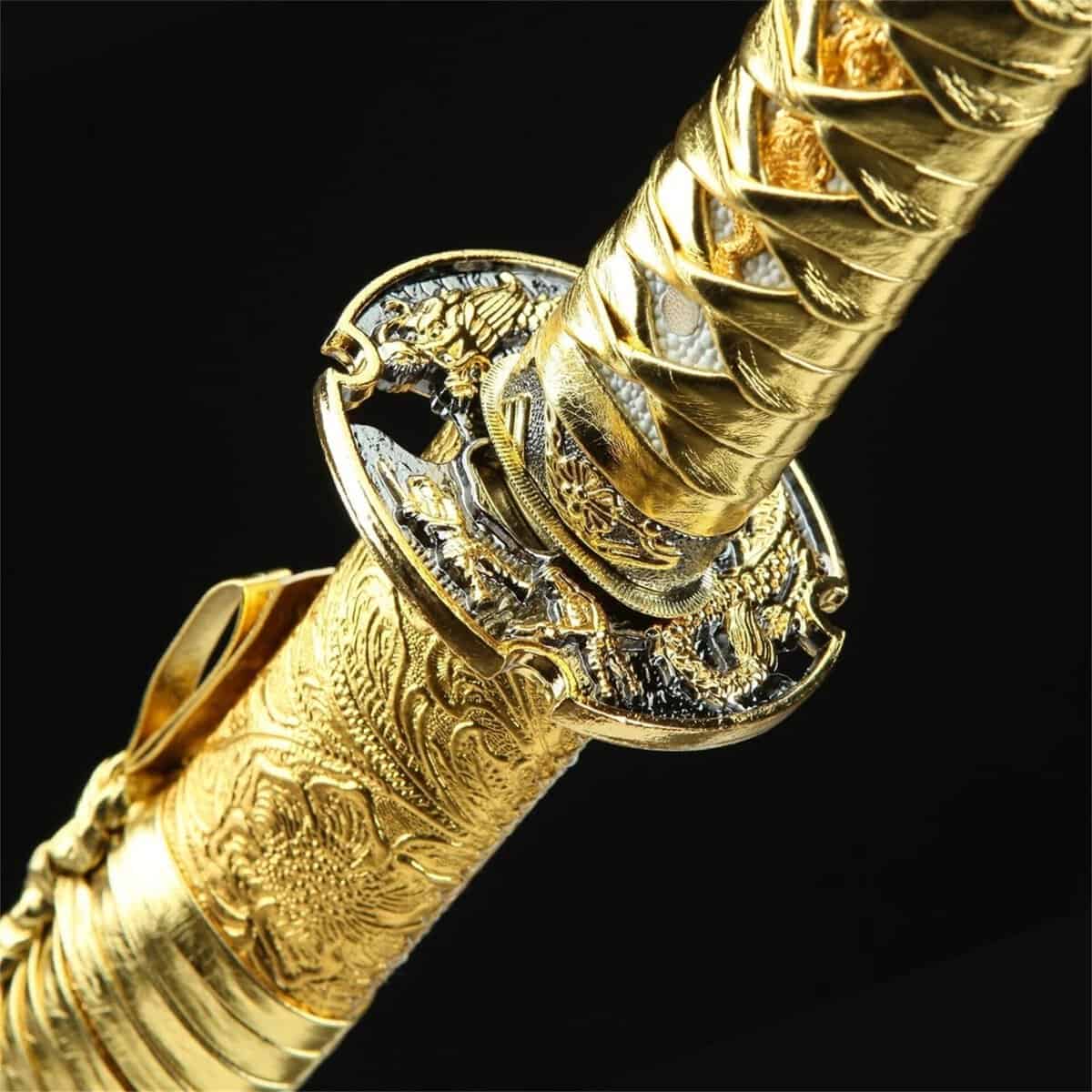 Katana Hoja Dorada, Katana Barata, Artesanal