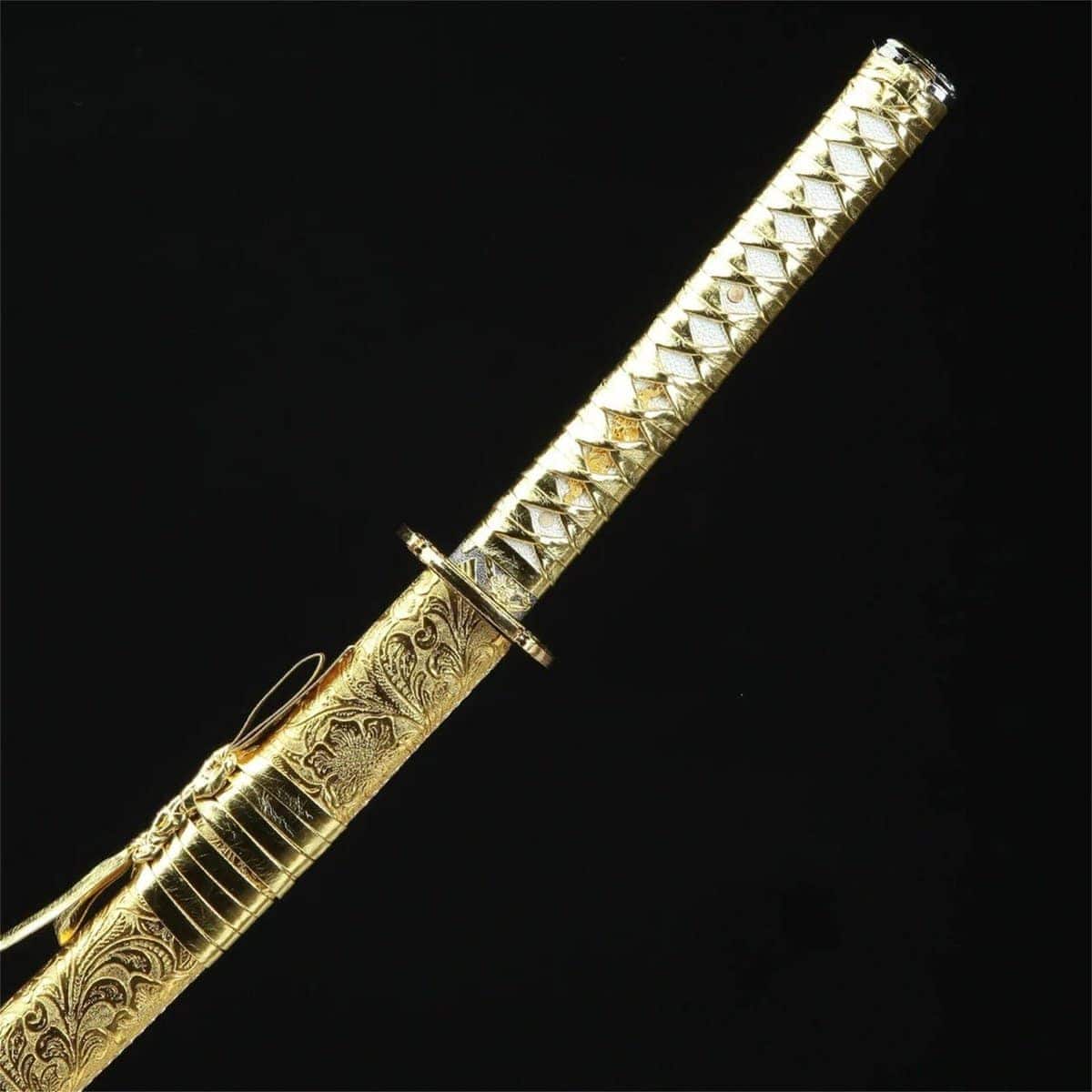 Katana Hoja Dorada, Katana Barata, Artesanal