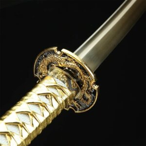 Katana Hoja Dorada, Katana Barata, Artesanal