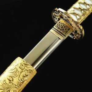 Katana Hoja Dorada, Katana Barata, Artesanal