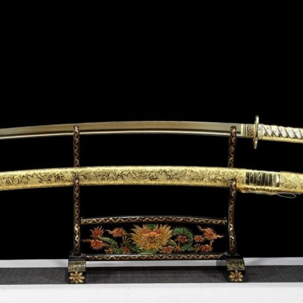 Katana Hoja Dorada, Katana Barata, Artesanal