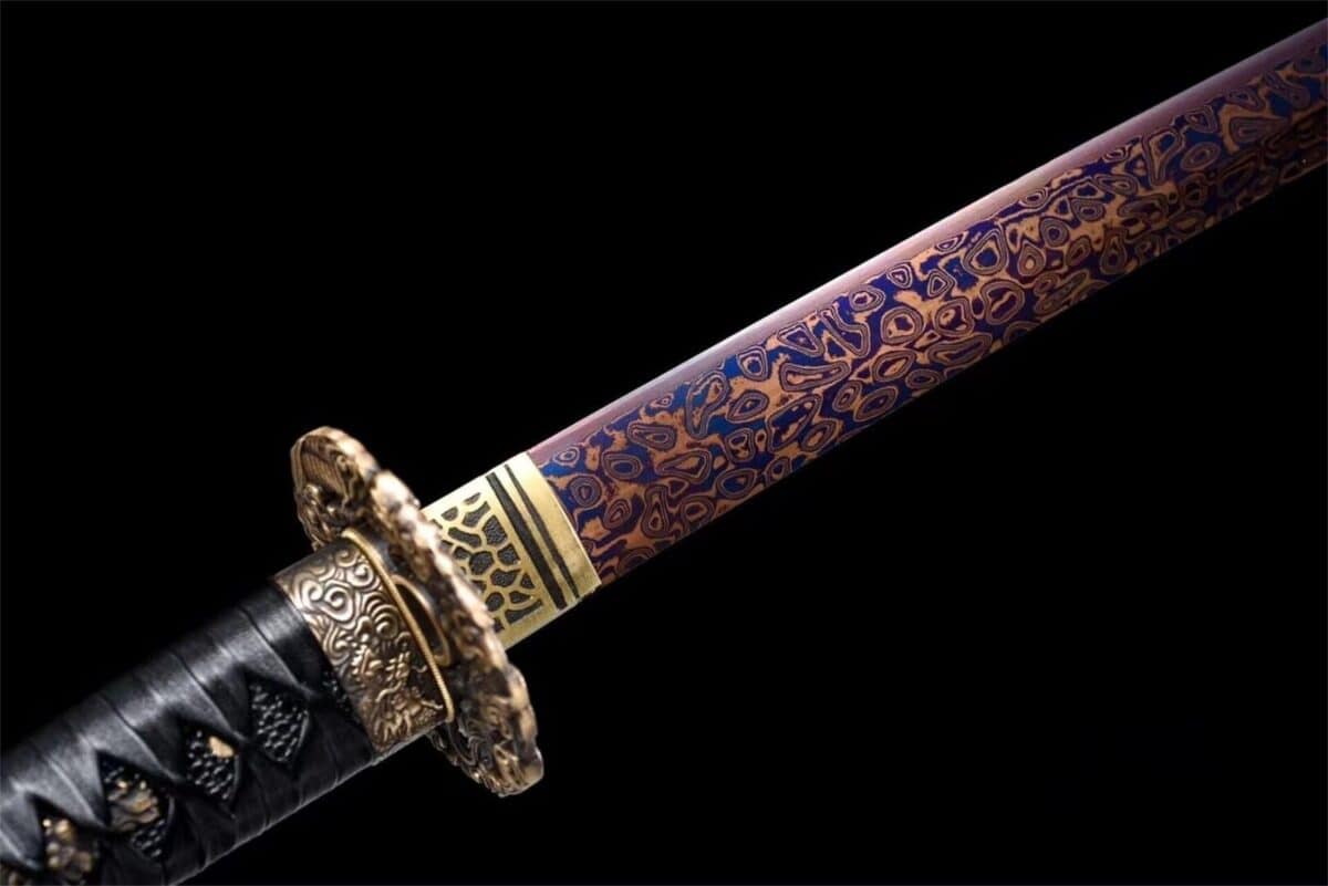 Katana Hoja Damasco Violeta