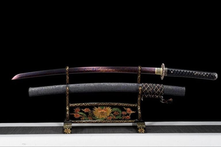 Katana Hoja Damasco Violeta