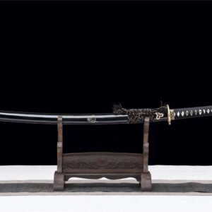 Katana con hoja morada