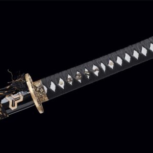 Katana con hoja morada