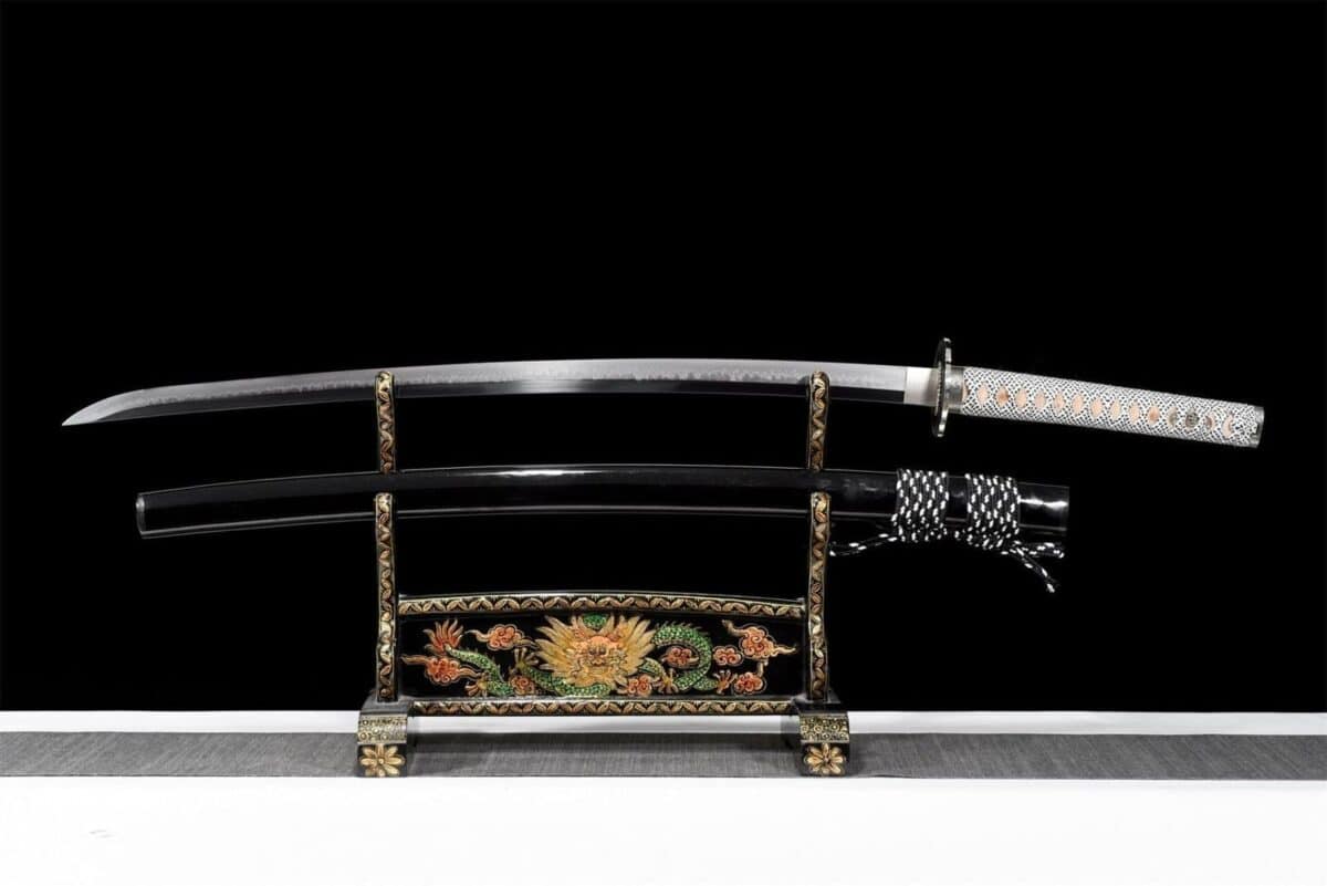 Katana Negro Plata