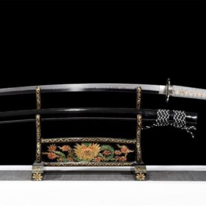 Katana Negro Plata