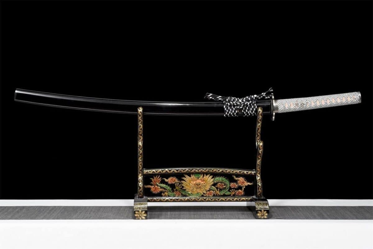 Katana Negro Plata