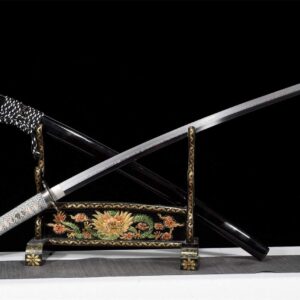 Katana Negro Plata
