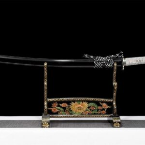 Katana Negro Plata