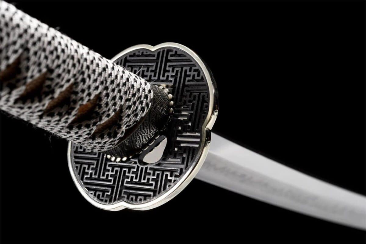 Katana Negro Plata