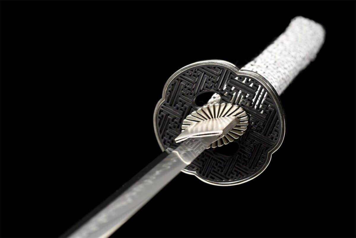 Katana Negro Plata