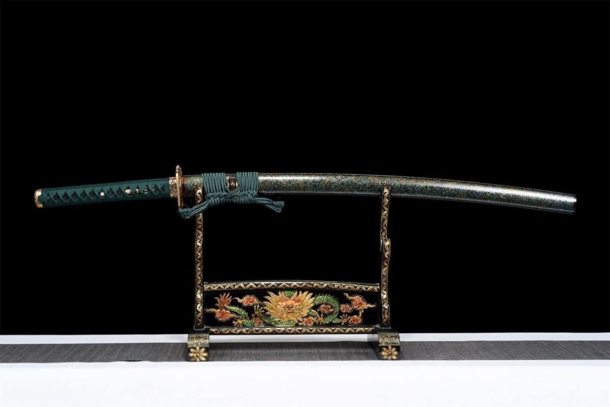 Katana Negra y Verde